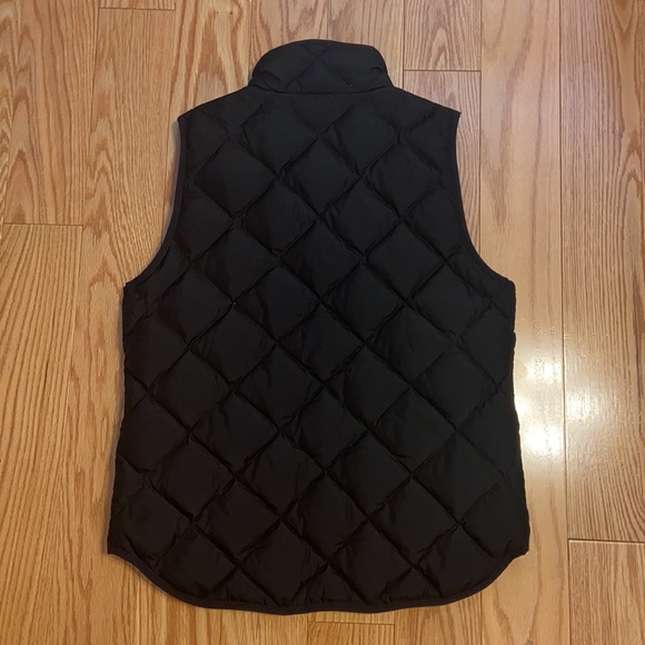 J. Crew Black Quilted Vest - Picture 3 of 3
